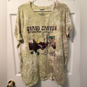 Torrid Green and Brown Short Sleeve Tee